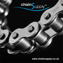 CSUK 3/8 Pitch BS Roller Chain Straight Sided Duplex 5 mtr